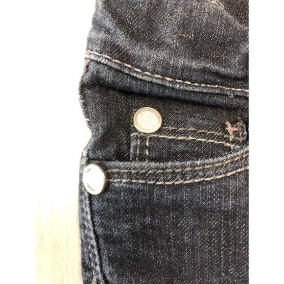 Levis Denim Leggings Infant Girls 1-2yrs Used Butterfly Pockets - Picture 5 of 9